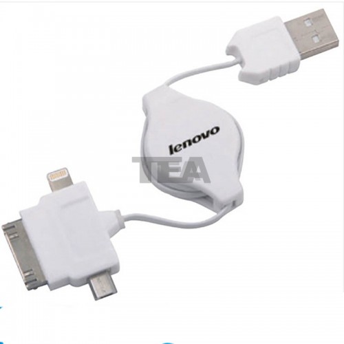 三頭手機USB線