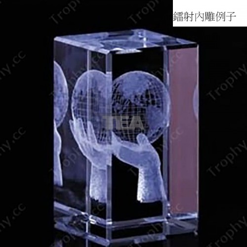 四方形屏風水晶座