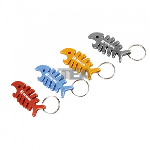 金屬魚骨型匙扣