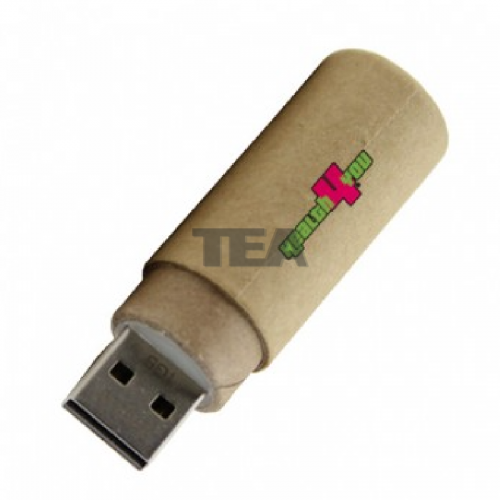 圓筒型環保紙USB
