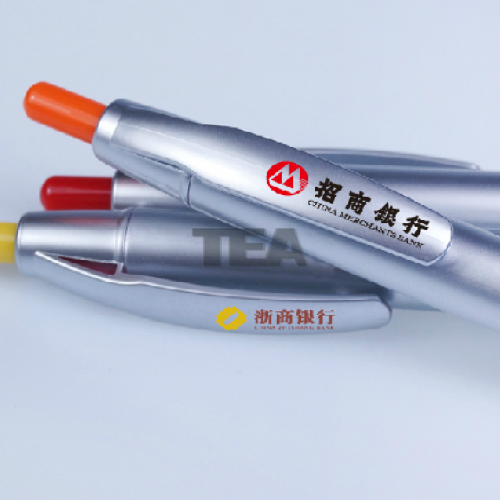 銀色德州型原子筆