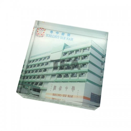 彩圖水晶紙鎮