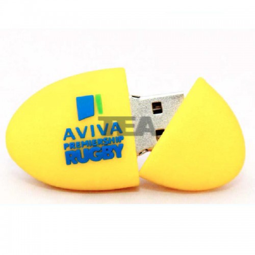 立體英式欖球USB