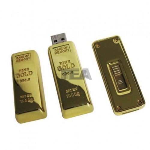 長方形金銀磚USB
