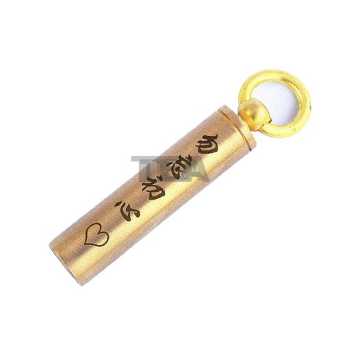 簡約銅製哨子