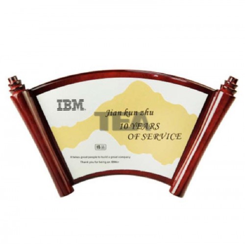 古典扇型仿紅木牌匾