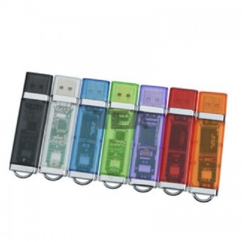 長方形透明USB