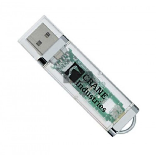 長方形透明USB