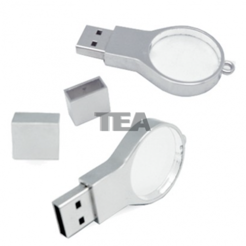 圓型LED水晶USB