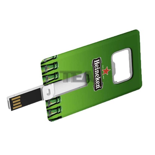 長方形咭片開瓶器USB