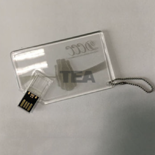 透明長方形咭片USB