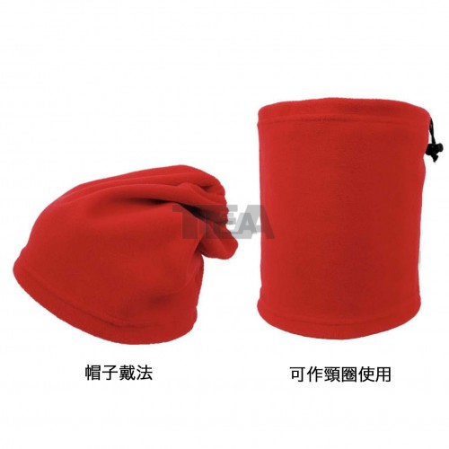 純色摇粒绒兩用頸套