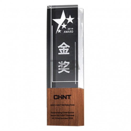 經典紅木長方形水晶座