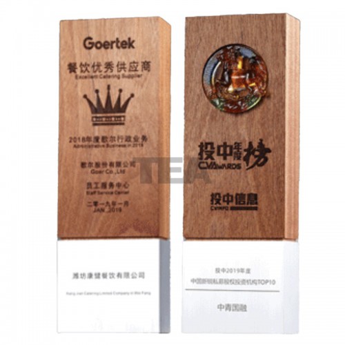 長方形木質金屬座