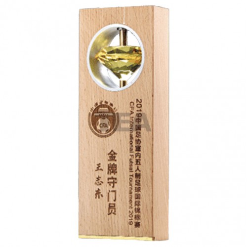 鑽石水晶木座